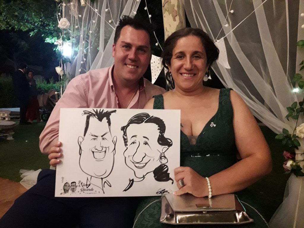 caricaturista bodas