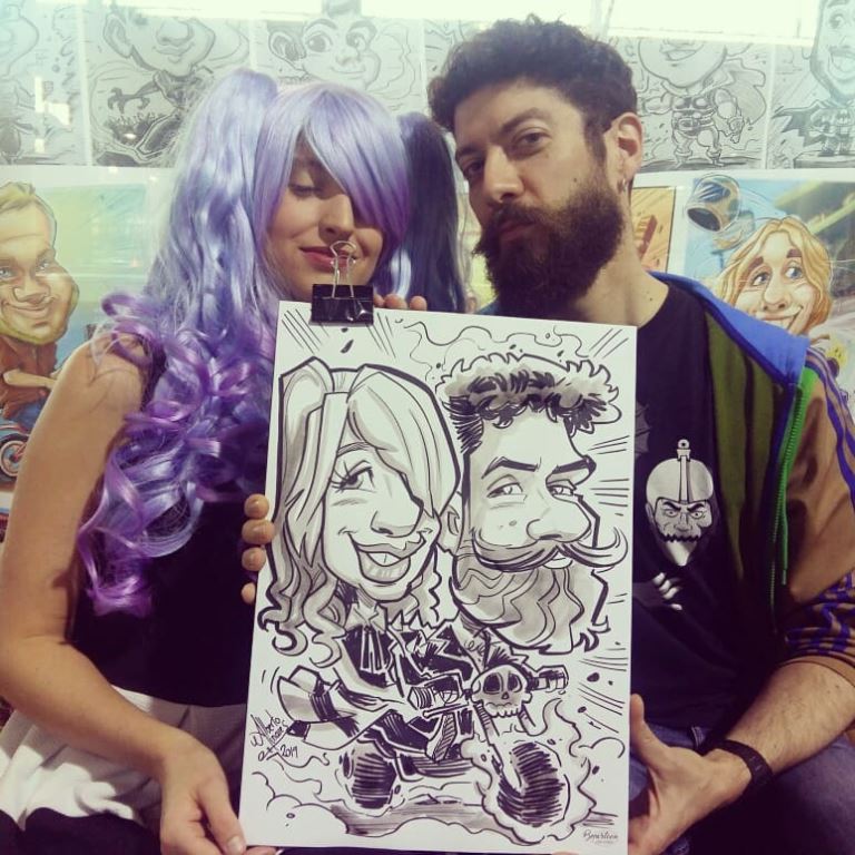 caricaturista bodas