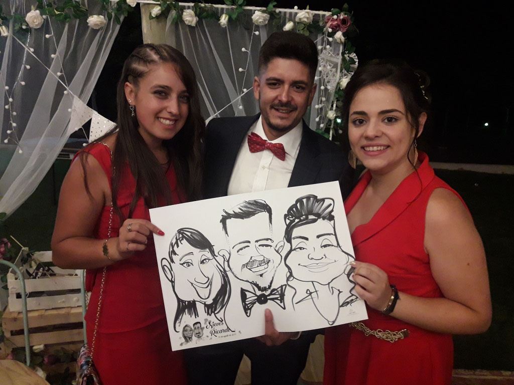 caricaturista bodas