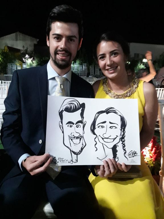 caricaturista bodas